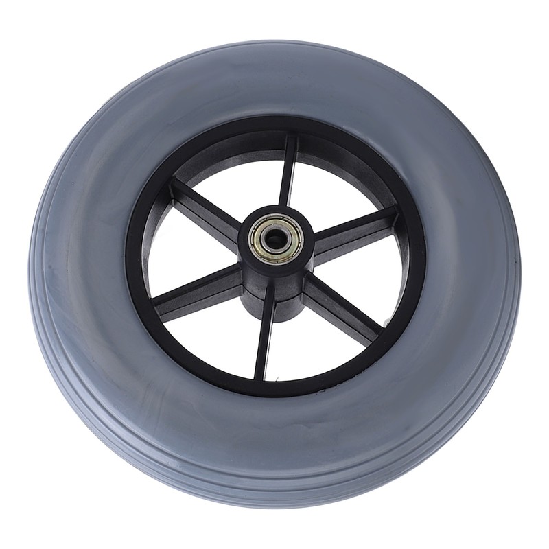 194mm Gray Electric Wheelchair Wheel Non Slip No Noise Stable