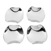 4pcs Side Door Handle Bowl Cover Trim Chrome ABS Fit