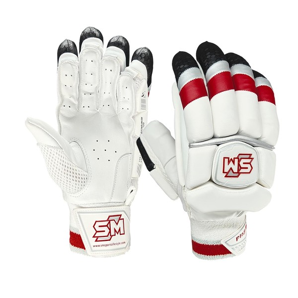 YOOGI SM Gladiator Cricket Batting Gloves - Lightweight, Breathable, Right