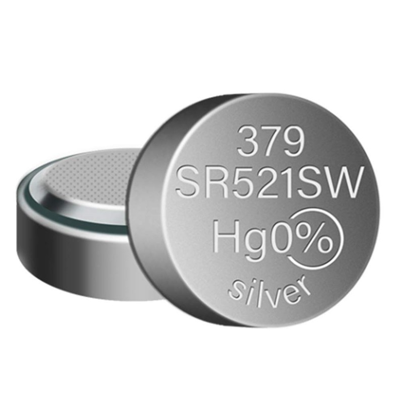 SKOANBE 10PCS SR521SW AG0 LR521 379 1.5v Button Coin Cell