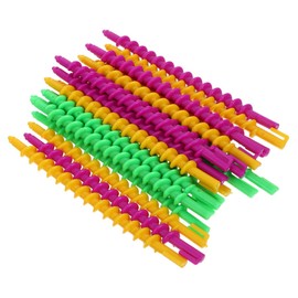 VICASKY 40pcs Spiral Perm Rods Hair Curling Tools for Hair Soft Reusable Hairdressing Accessories for Effortless Curls for Home Styling and