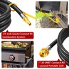 GasSaf 8FT RV Quick Connect Propane Hose, 1/4" RV Propane