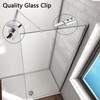 Shower Door Support Bar Arm Glass Door Fixed Panel for