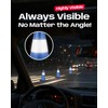 BATTIFE 4 Pack 18 Inch Traffic Cones, PVC Blue Cone,