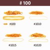 輪ゴム オーバンド #100 < 500g透明袋 > アメ色 極太幅 業務用 徳用