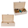 Wooden Essential Oil Storage Box 25 Compartment Storage Box Essential