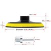 2 Pcs 4 Inch Hook and Loop Backing Plate Orbital