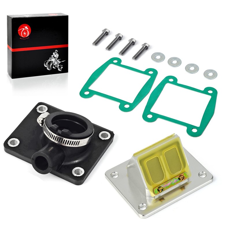 Intake Manifold Boot & Billet Aluminum Reed Valve For Yamaha