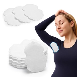 Z0BMIO 40 PCS Armpit Sweat Pads, Disposable Underarm Sweat Pads, Underarm Sweat Pads Invisible For Men & Women（White）