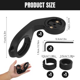 leruiyezs for Garmin Halterung Fahrrad Lenkerhalterung Für for Garmin Edge Explore 2 Halterung Kompatibel Mit Edge 540 Halterung Leicht Robustes Design Für Sichere GPS-Montage Auf Dem Fahrr