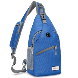 ZOMAKE Chest Bag Sling Bag Men's Anti-Theft Crossbody Bag for Men and Women, Shoulder Bag Men for Outdoor Cycling Travel Hiking, blue