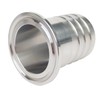 OD 38MM 1-1/2" Hose Barbed Adapter, Sanitary Pipe Fitting Fits