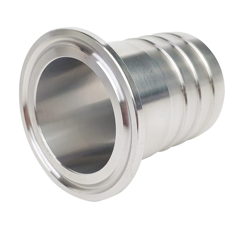 OD 38MM 1-1/2" Hose Barbed Adapter, Sanitary Pipe Fitting Fits