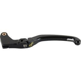 LighTech LEVXF012J Black Magnesium Straight Folding Clutch Lever with Race Vent