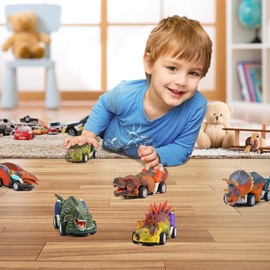 Stfitoh Toys for 2 3 4 5 6 Year Old Boysor Girls, Dinosaur Toys for Boys or Girls Age 2-6 Year Old Boys Gifts Toy Cars Boy or Girls Toys Age 2-6 Gifts for Boys Toddler Toys