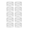 10 Pairs Eyelash Extension Patches Silicone Under Eye Patches Resuable
