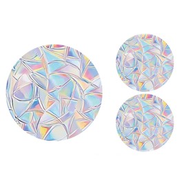 DWUENT Window Stickers for Bird Strike Prevention, Anti-Collision PVC Rainbow Decals 22x30cm Black, Fly Deterrent Film for Windows