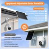 Solar Panel for Ring Camera, 5W Solar Charger Fast Charge,