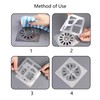 BOYYOEE 100pcs Disposable Drain Hair Catcher Shower Drain Cover Hair