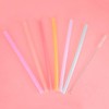 Colorful Straws Transparent Durable Portable Straws Portable Health Hygiene Hot
