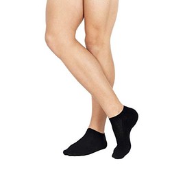 POMPEA Men's Cotton Ankle Socks, Black (Nero 0071), M Pack of 3