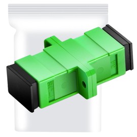 opteec® Coupler/Adapter - SC-APC/SC-APC - Female/Female - for Fiber Optic Cable - Simplex Single Mode