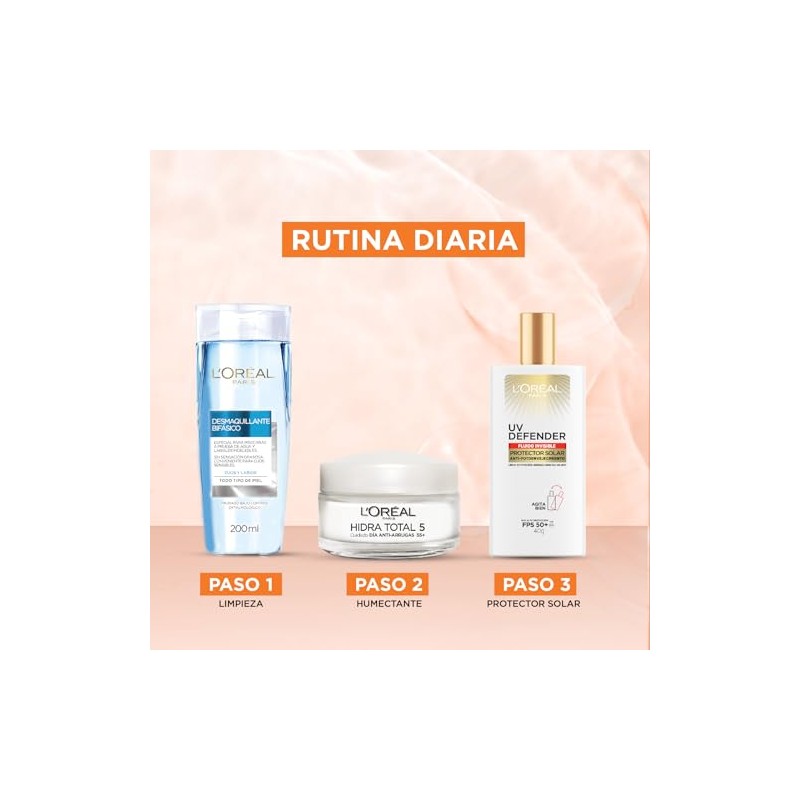 L'Oréal Paris Crema de Día Anti Arrugas Hidra Total 5