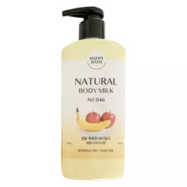 Happybath 해피바스 정말 촉촉한 바디밀크 애플 바나나향 400g 1개 Happybath Really Moisturizing Body Milk Apple Banana Scent 400g