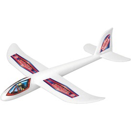 GÜNTHER FLUGSPIELE Paul Günther 1508 – Throw Visor Made of Robust, Flexible Foam, Approx. 36 x 35 cm Large Glider Flyer, Easy to Start from Your Hand, for Children Aged 4 and Over, Multicoloured