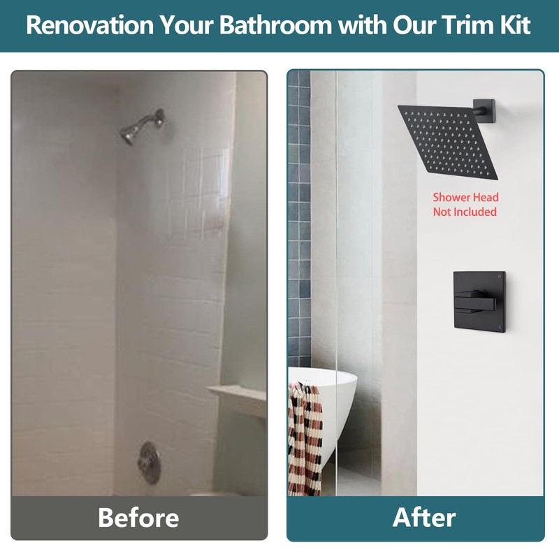 Replacement for Delta 13/14 Series Shower Faucet Trim Kit, Shower