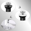 4 Piece High Performance Toilet Seat Screw Set, Quick Release