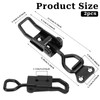 2 PCS Black Toggle Latch Clamp 300lbs Heavy Duty Adjustable