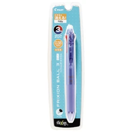 PILOT PLKFBS60UFPV Frixion Ball 3 Slim 0.38mm Pearl Violet Multicolor Ballpoint Pen