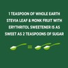 WHOLE EARTH Monk Fruit Sweetener with Erythritol, Plant-Based Sugar Alternative,
