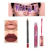 Favorbeauty Labial Con Lápiz, Indeleble Mate Larga Duración 1pz