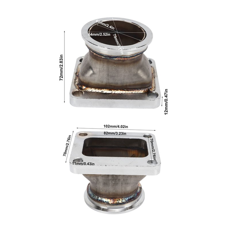 V Band Adapter Professional V Band to T4 Turbo Flange