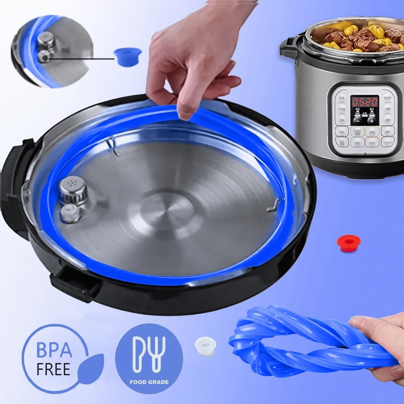 Beaquoei 4 Pack 3 Qt Sealing Ring for Instant pot