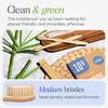 VIVAGO Bamboo Toothbrushes Medium Bristles 10 Pack - BPA Free