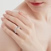 SOLOLIKE Anxiety Ring for Women: Sterling Silver Fidget Jewelry Spinner