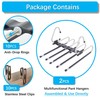 Magic Pants Hangers Space Saving - 2 Pack for Closet