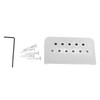 Fixed Hardtail Guitar Bridge U Shape Saddle Bridge Replacement Metal