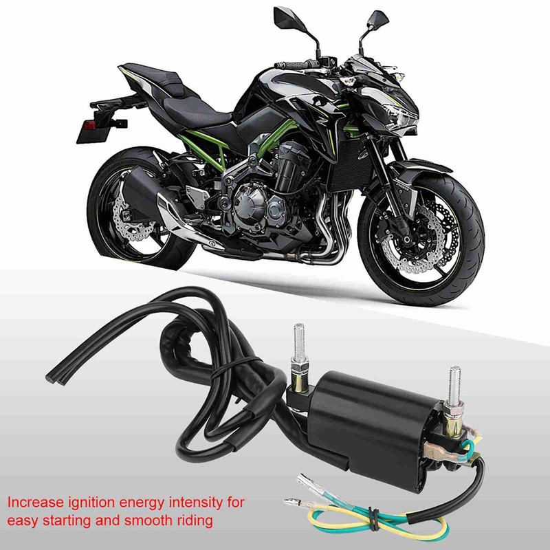 Motorcycle Accessory Ignition Coil Kit with 4 caps for KZ,