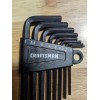 Craftsman SHORT ARM 16pc SAE/METRIC Allen Hex Keys Tools New