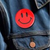 Smiley Face Pinback Buttons - 2.25 Inch – Classic Round