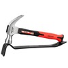 MAXPOWER 20oz Claw Hammer and 15-Inch Flat Pry Bar Set