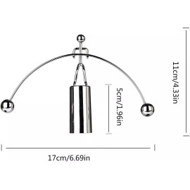 A Mini Steel Balance Toy Weightlifter Kinetic Art Balance Toy Balancing Decompres