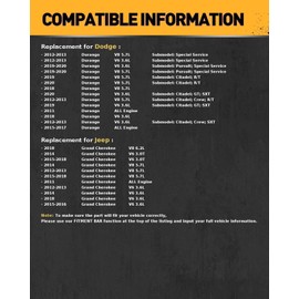 KAC - 350mm Front Brake Kit for 2011-2018 Grand Cherokee 3.0/3.6/5.7/6.2L, 2015-2020 Durango 3.6/5.7L, 2011-2013 Durango 3.6/5.7L Disc Brake Rotors Ceramic Brakes Pads,6pcs,53064 D1455