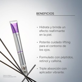 Ample Coréana Crema Contorno Ojos Péptidos Retinol Cafeína Anti Age 20ml