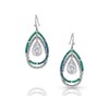 Montana Silversmiths Women's Opal Ribbons Teardrop Earrings - ER4610 One