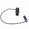HangTon 40cm Blue Right Angle Flat Profile Audio Mixer Cable